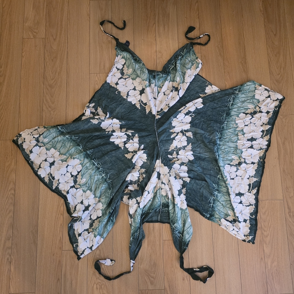 Hibiscus Collection Hawaii Wrap Pants-OSFM - Picture 9 of 13